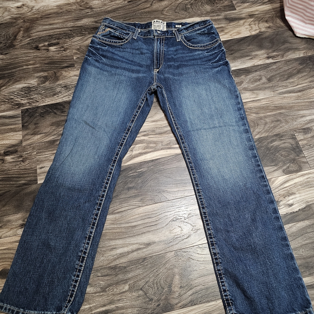 Ariat Dark Blue Men's Bootcut Jeans